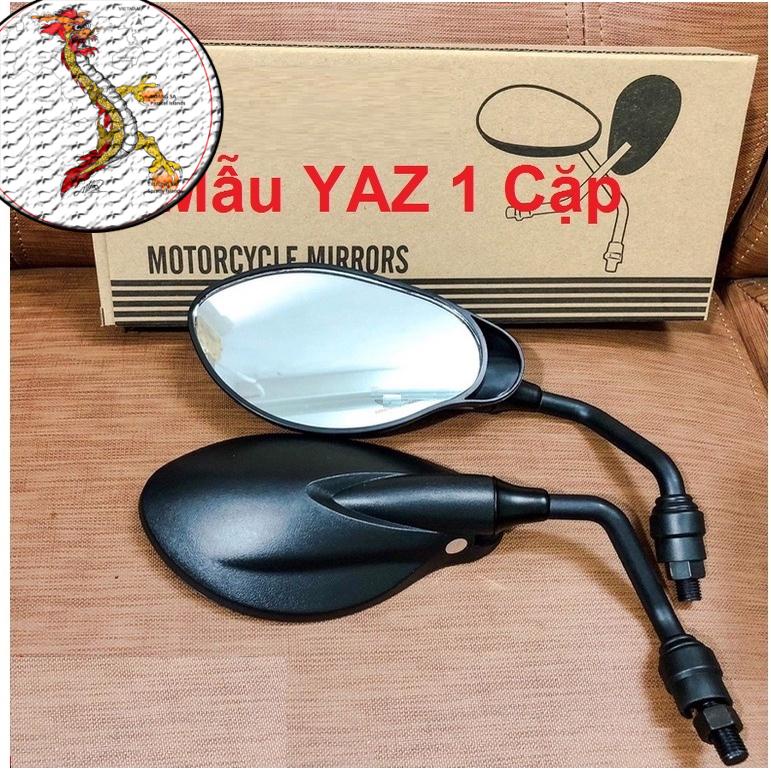 [GIÁ 1 ĐÔI]Kiếng chiếu hậu mẫu Yaz CRG gắn cho mọi loại xe-Gương chiếu hậu (Kính xe máy) chân 10Ly giá hạt dẻ