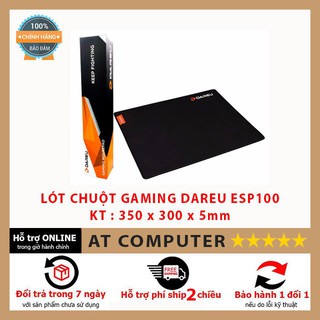 Lót chuột gaming Dareu ESP100 ❤️FREESHIP❤️ Fullbox KT 350x300x5mm, pad chuyên game chính hãng - ATComputer
