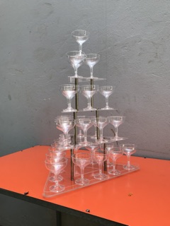 Tháp ly mica 5 tầng