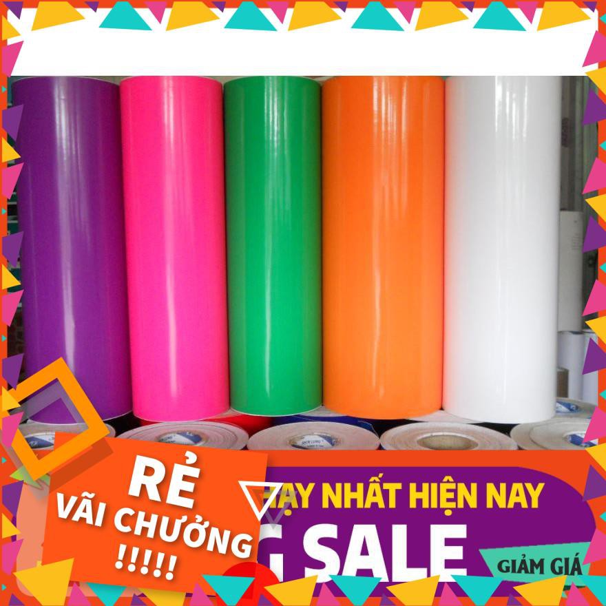 [BÁN CHẠY]  10m Giấy cắt chữ DECAL PVC khổ 0,6m dài 200m (các màu), KOANHAO Đài loan.