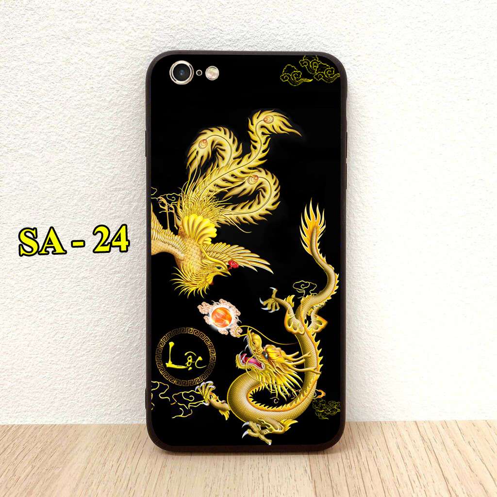 Ốp iPhone 6/6s - iPhone 7/8 - iPhone 5 - iPhone 11 Pro Max - iPhone 12 Pro Max - iPhone 13 Pro Max in hình rồng phượng