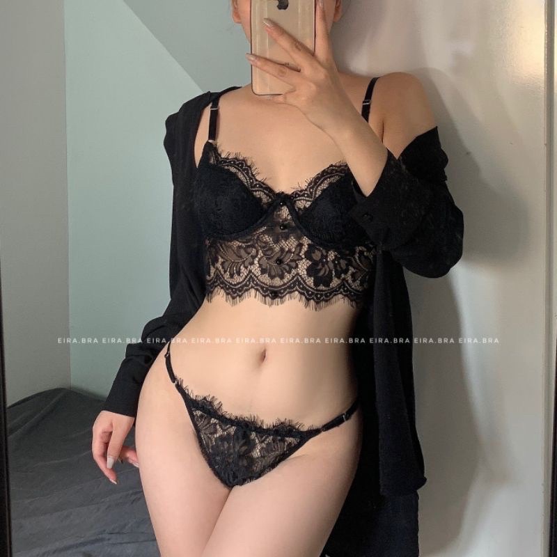 Nguyên Set Đồ Lót Phối Ren Quyến Rũ Tinh Tế Tiệm Đặt May Lên Form Rất Đẹp
