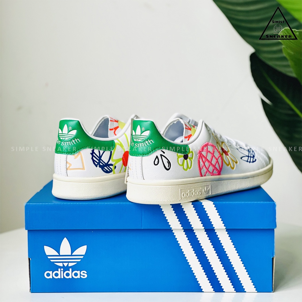 Giày Stan Smith Chính Hãng FREESHIPGiày Sneaker Thời Trang Adidas Stan Smith Lager Doodles [FX5653] - Simple Sneaker