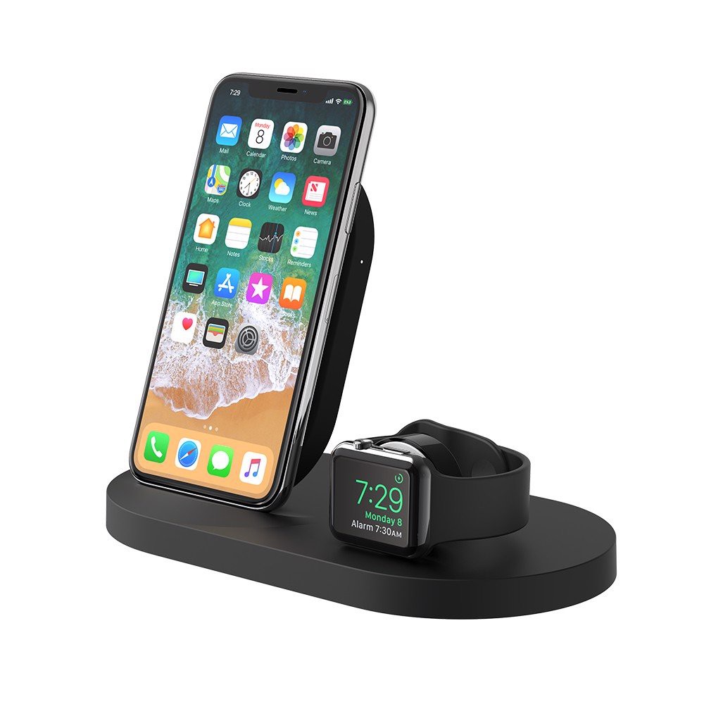 Đế sạc nhanh không dây Belkin BOOST↑UP™ Wireless Charging Dock for iPhone + Apple Watch + USB-A port