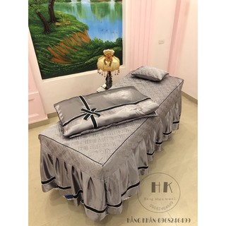 Drap(Ga) giường spa Lụa chần Bông siêu đẹp