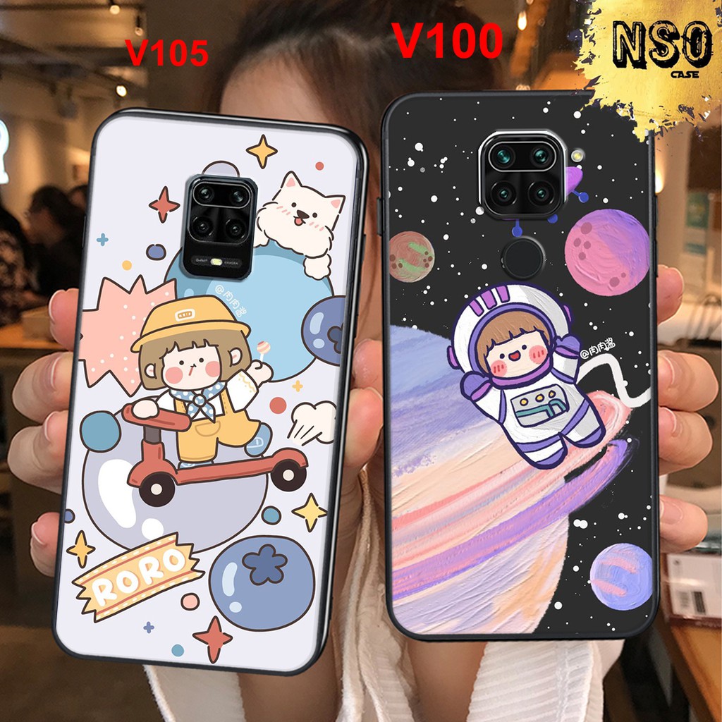 Ốp lưng redmi note 9 - redmi note 9 pro - redmi note 9s In Hình Roro Jump Siêu Cute