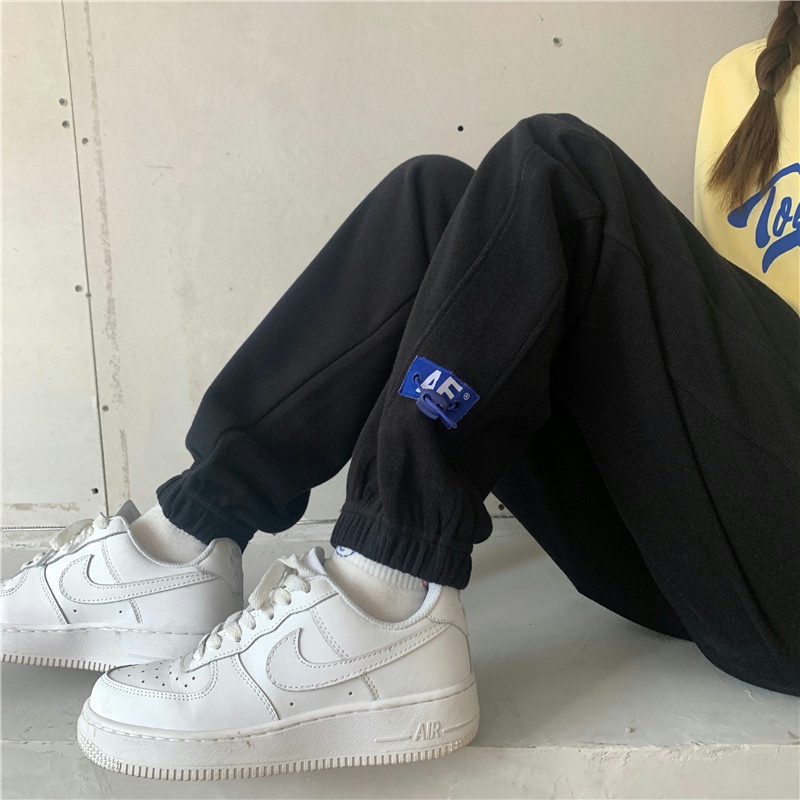 Quần thể thao dáng rộng phong cách Hàn Quốc trẻ trung thời thượng