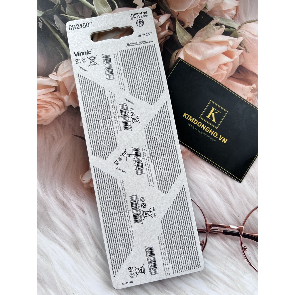 Viên Pin VINNIC CR2450N CR2450 2450 Lithium 3v