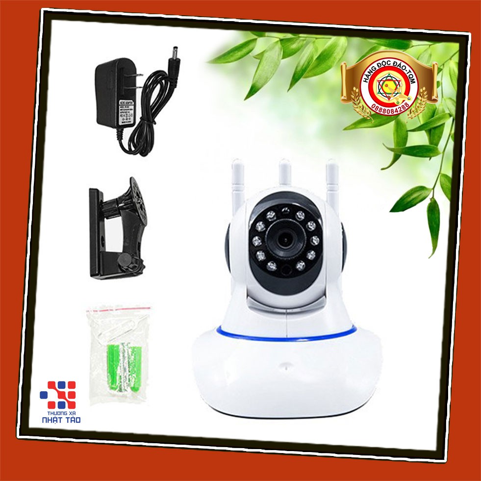 Camera Giám Sát Yoosee 3 Râu 1.0 - Hỗ Trợ 10 Đèn Hồng Ngoại Quay Đêm