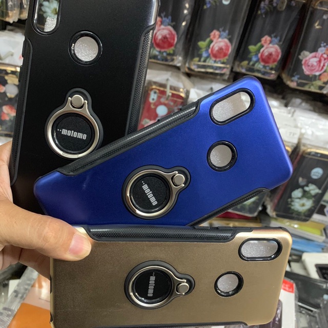 Ốp Xiaomi redmi Note5 dẻo chống sóc mặt ngoài nhôm kèm iring