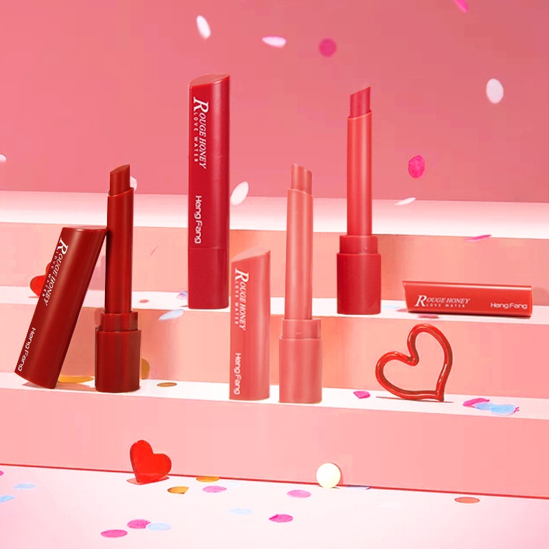 [Hàng mới về] Son lì Hengfang dưỡng ẩm không dính cốc hợp thời trang