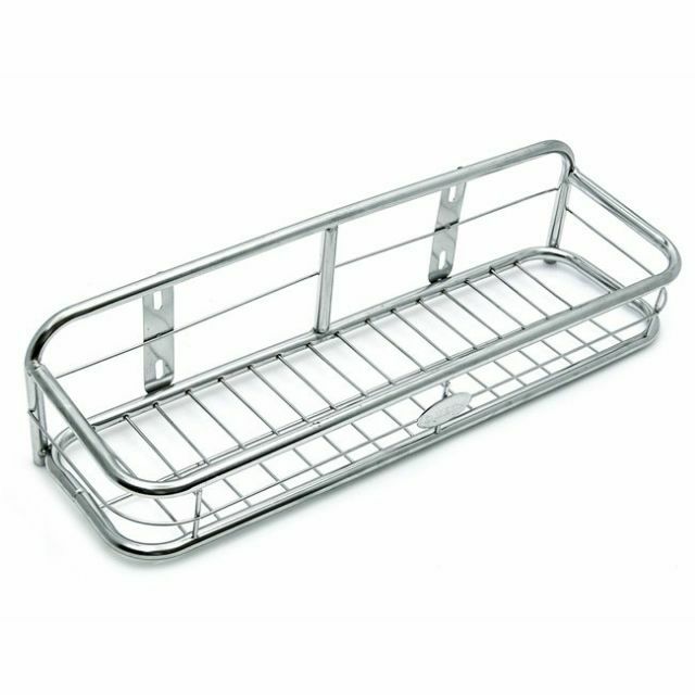 Kệ đựng gia vị inox 304 1 ngăn. kệ đựng đồ nhà tắm inox