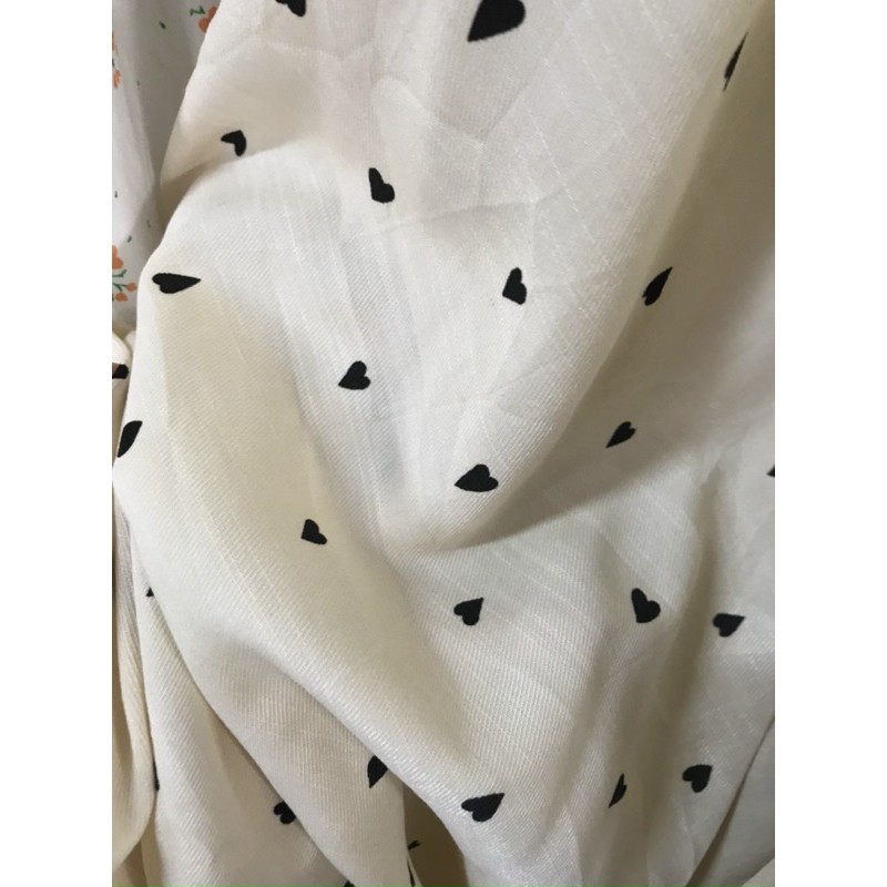 vải đũi lạnh trái tim mềm mát mịn ko nhăn,may đồ bộ,váy áo