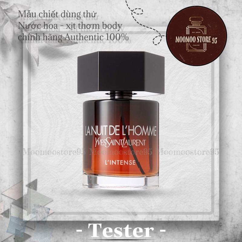 ❤️MOOMOO❤️Nước hoa dùng thử YSL Lanuit De L'homme Tester 5ml/10ml