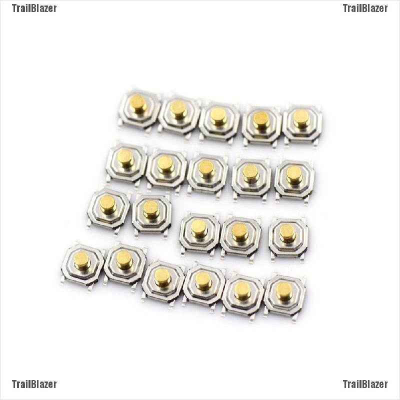 Set 20 Công Tắc Nút Nhấn 4x4 X 3mm Chống Thấm Nước