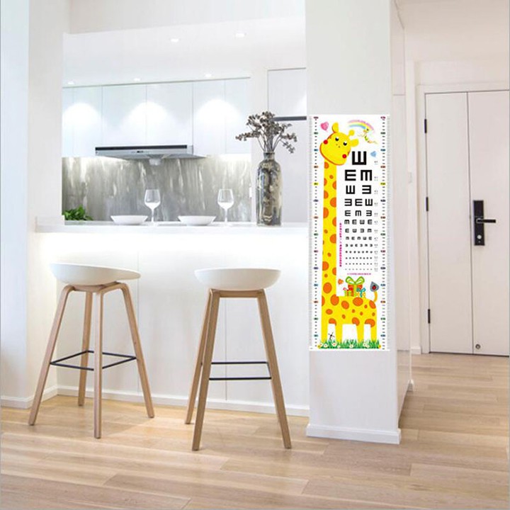 Decal thước đo chiều cao dán tường trang trí nhà dễ thương cute cho bé siêu dính bền đẹp youngcityshop 30.000