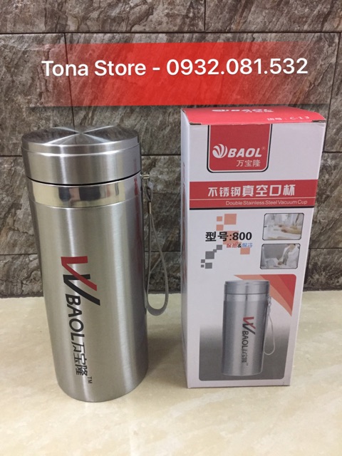 ❤️[FREESHIP - Tặng Túi] Bình giữ nhiệt inox cao cấp BAOL 800ml❤️