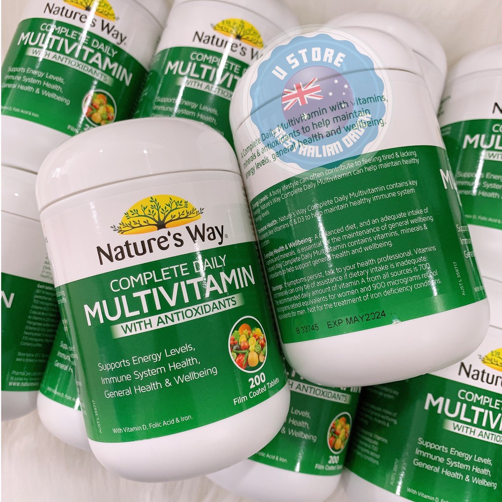 Vitamin tổng hợp Nature’s Way [Úc] Complete Daily Multivitamin