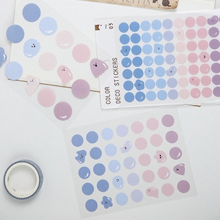 Sticker Dán Trang Trí Sổ Tay Chống Thấm Nước Tiện Dụng