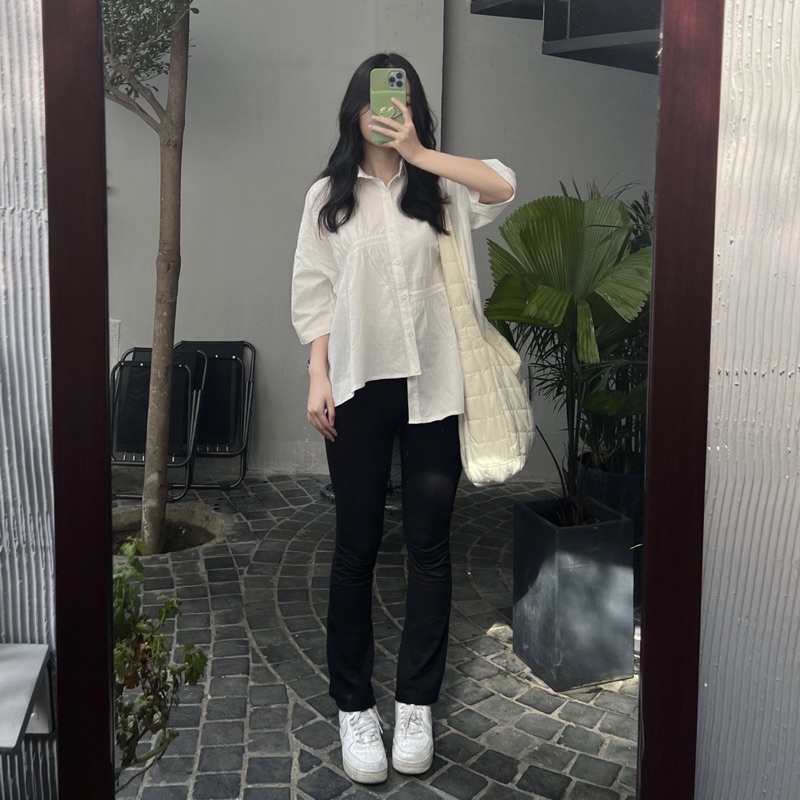 SƠ MI THÔ VẠT LỆCH ULZZANG