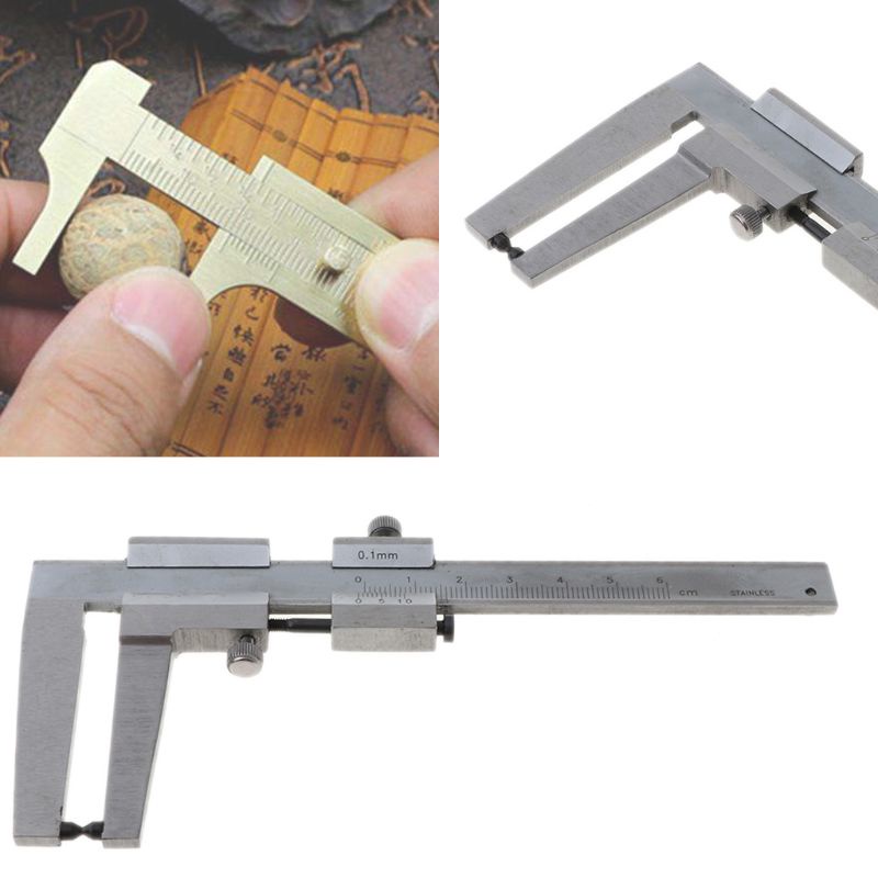 Thước Đo Đĩa Phanh Bằng Thép Không Gỉ 0-60mm