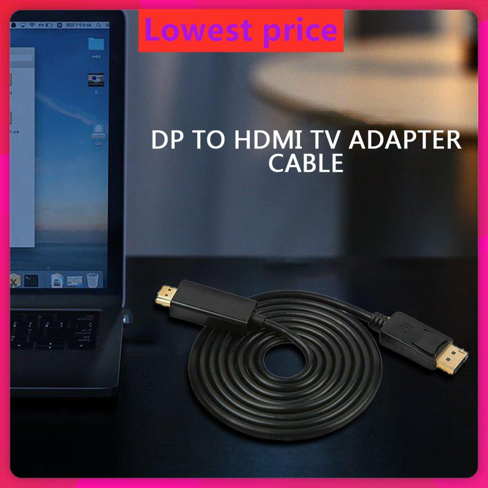 1.8 Meters 6FT Super Long Display Port DisplayPort DP to HDMI Cable Cord Wire