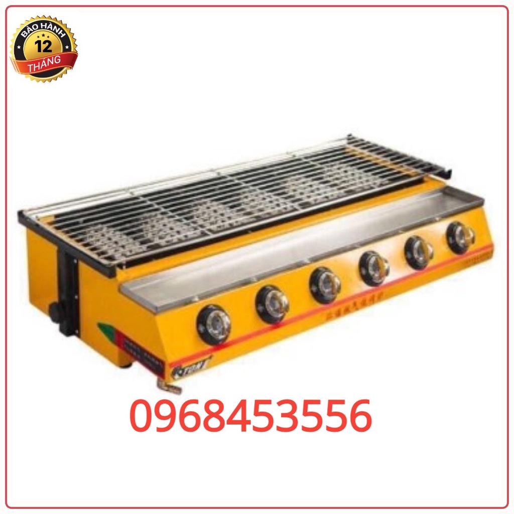 Bếp nướng BBQ 6 họng bằng gas ET-K233 BH Chính Hãng