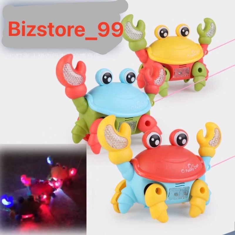 ĐỒ CHƠI CON CUA CHẠY PIN CÓ NHẠC PHÁT SÁNG