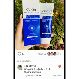 Kem chống nắng guiche nature sun cream chính hãng chăm sóc da trắng da