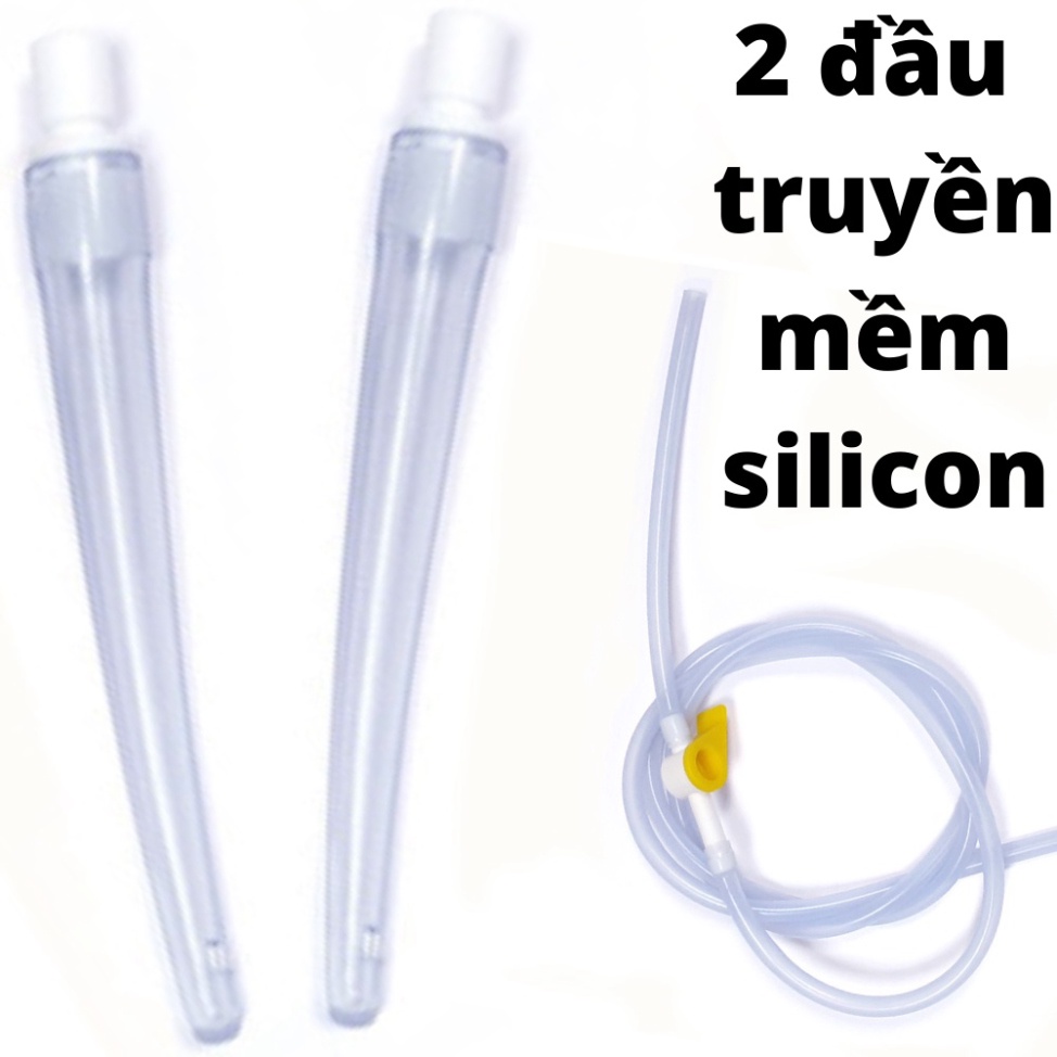 Bộ 2 đầu truyền mềm enema silicone Viethealthy