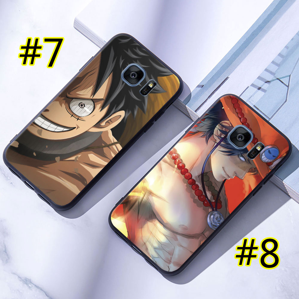 Ốp Điện Thoại MềmSamsung Galaxy S7 Edge S8 S9 Plus One Piece Luffy, Ace, Sabo