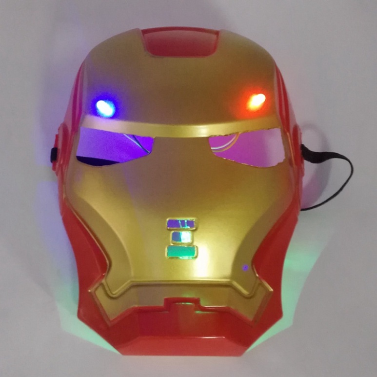 MẶT NẠ Siêu Nhân Avengers Marvel Người Nhện Người Sắt Người Dơi Robot Hóa Trang Halloween cho bé