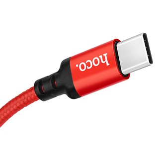 Cáp sạc dây dù Hoco X14 dài 1M cổng Type-C (Hỗ trợ sạc nhanh)