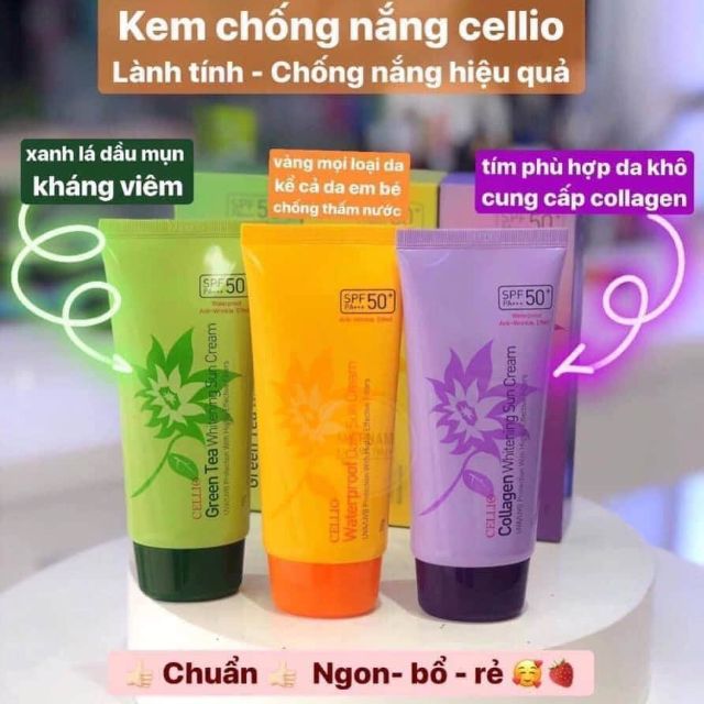 Kem chống nắng dưỡng da CELLIO