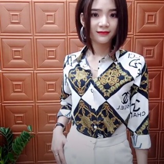Áo sơ mi lụa giấy 4 chiếc