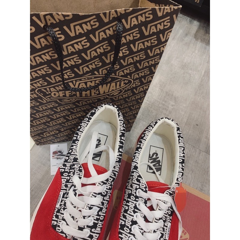 Giày thể thao vans FOG đỏ