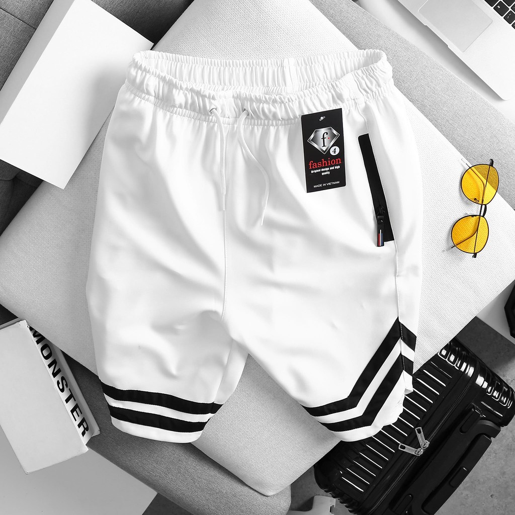 BIGSIZE - Quần short thun nam viền chân bigsize chất thun thoải mái form  70-140kg
