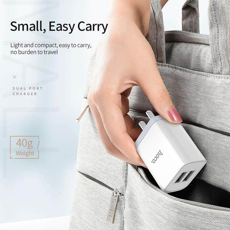 Cốc sạc nhanh HOCO. C50 5V2.1A cổng cắm usb kép