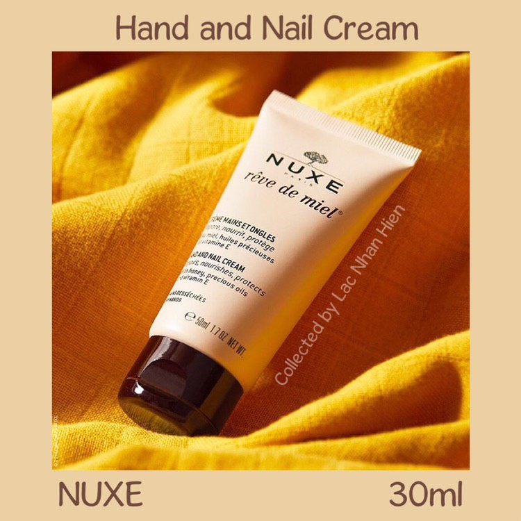 KEM DƯỠNG DA TAY VÀ MÓNG TAY NUXE CHIẾT XUẤT MẬT ONG VÀ DẦU THỰC VẬT ❤ NUXE RÊVE DE MIEL® HAND AND NAIL CREAM (30ml) | WebRaoVat - webraovat.net.vn