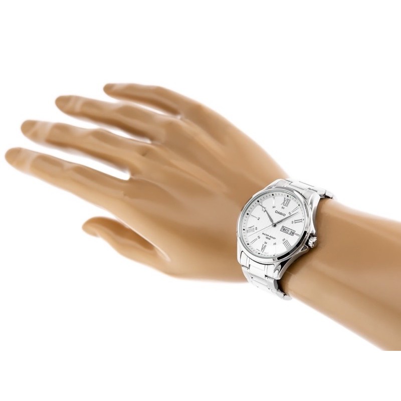 Đồng hồ nam dây kim loại Casio chính hãng Anh Khuê MTP-1384D-7AVDF