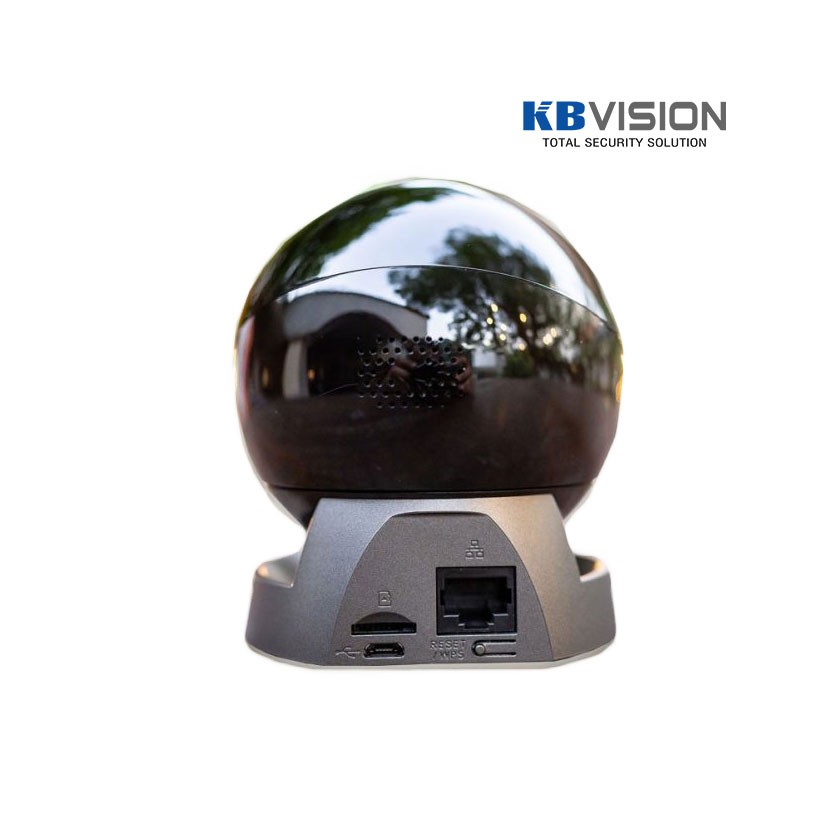 Camera IP WIFI không dây xoay 360 KBVISION 2MP KN-H22PW Tích hợp micro và loa, âm thanh hai chiều