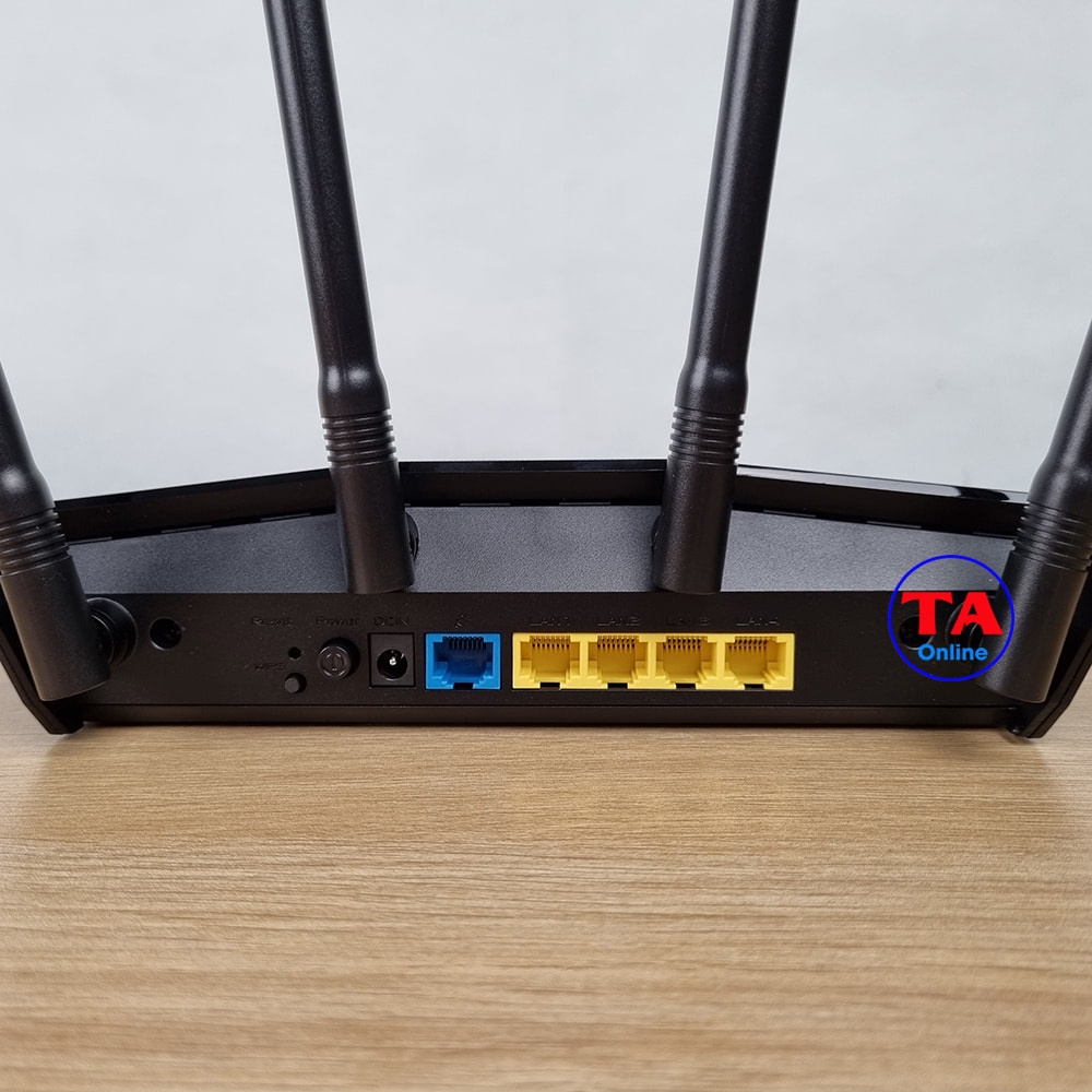 Bộ phát WiFi 6 ASUS RT AX1800HP Công suất phát mạnh Tốc độ không dây 1800Mbps