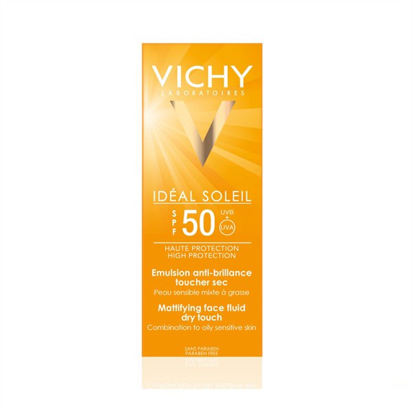 [50ML] Kem Chống Nắng Không Gây Nhờn Rít Không Màu SPF50 Vichy Capital Soleil