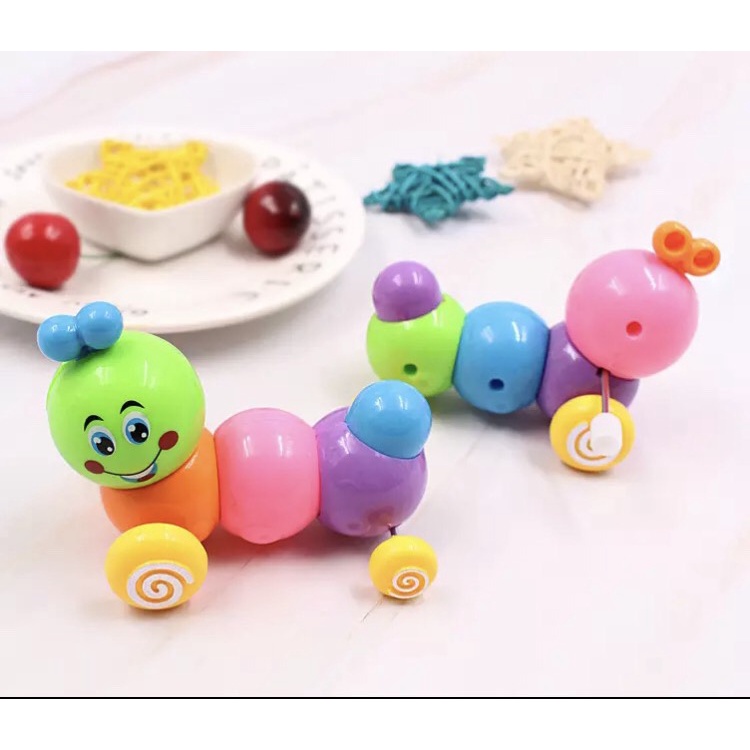 Đồ chơi con sâu vặn cót nhiều màu sắc - Smart Baby