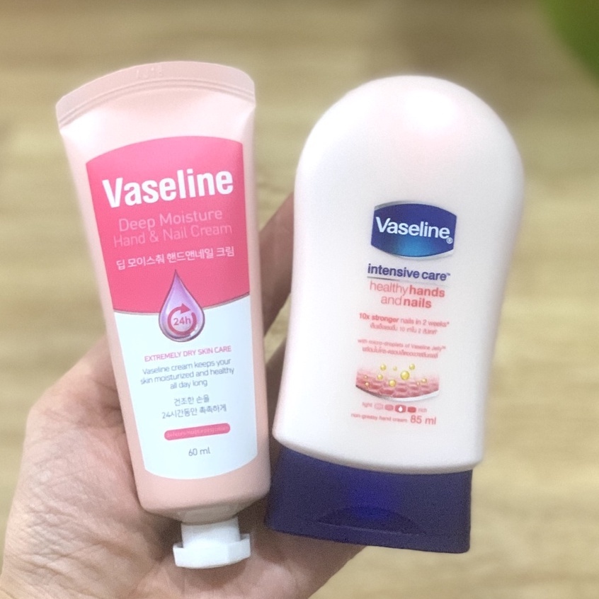Kem Dưỡng Da Tay &amp; Móng Tay Vaseline Hàn Quốc Deep Moisture Hand &amp; Nail Cream 60ml