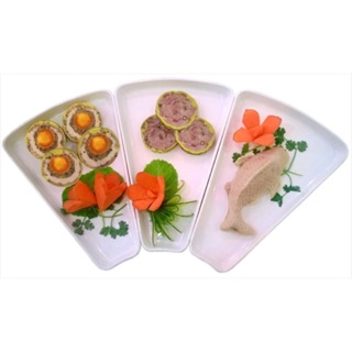 [Tặng bao lì xì] Chả hoa/ Patê cuộn trứng/ Patê trứng muối hình cá 500gr