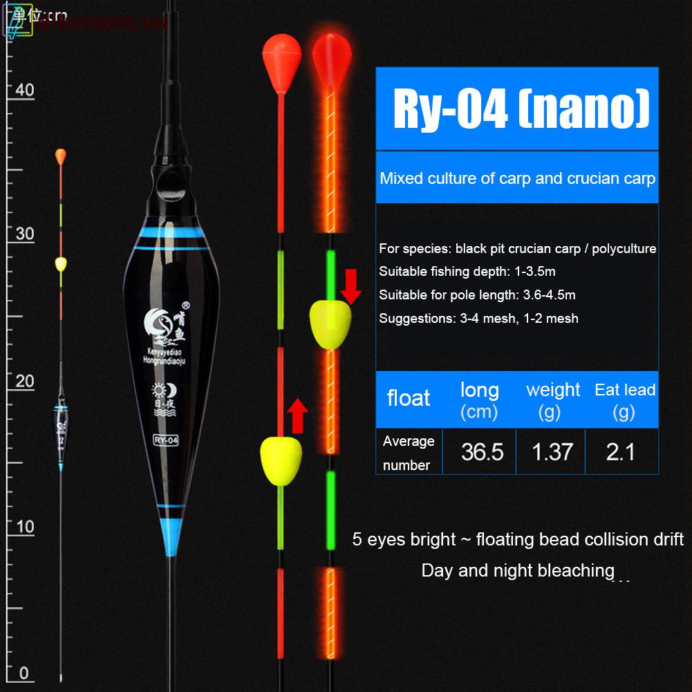Phao Câu Cá Nano Dạ Quang Chuyên Dụng Chất Lượng Cao