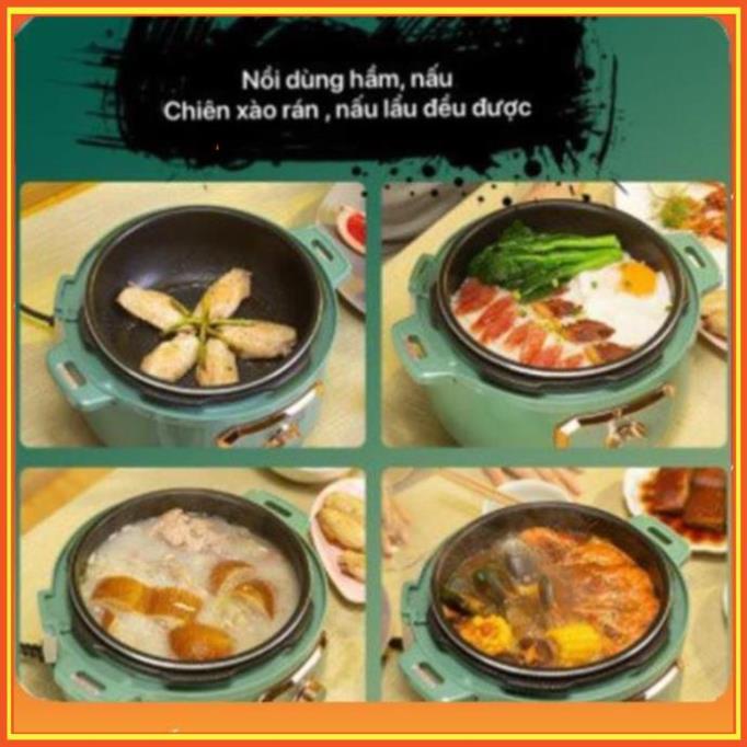 Nồi Áp Suất Điện Đa Năng Nội Địa Trung Dung Tích 3L, Nấu Lẩu, Hầm, Soup - Hàng đẹp - Hàng đẹp