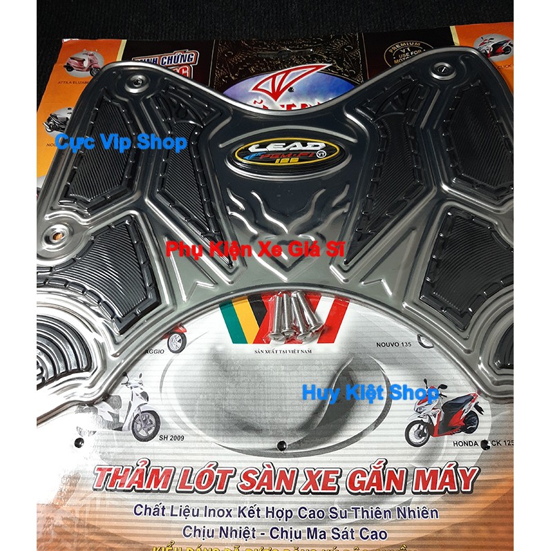 Thảm Honda Lead 2013 - 2016 INOX (Tặng Kèm Ốc) MS2416