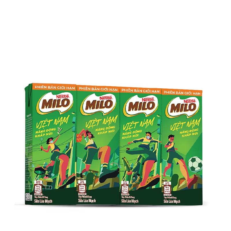 Thùng 48 hộp sữa nước Nestle Milo 180ml / hộp - Phiên bản đặc biệt